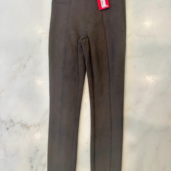 Brown Spanx  faux suede leggings - Picture 1 of 5